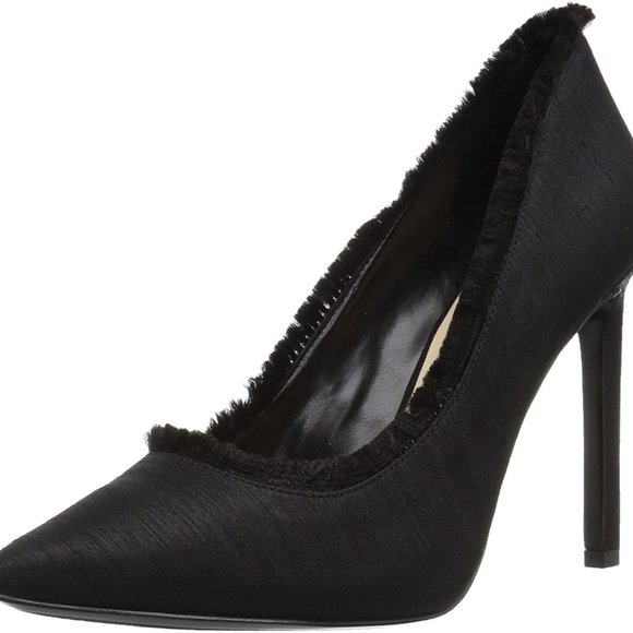 NINE WEST Thayer Fabric Fringe Pump - Picture 1 of 5